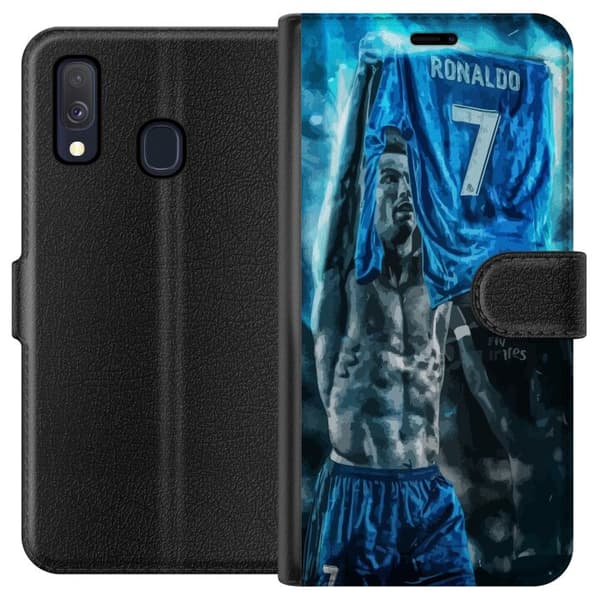 Kompatibelt Plånboksfodral till Samsung Galaxy A40 Ronaldo
