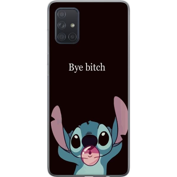 Kompatibelt Mobilskal till Samsung Galaxy A71 Bye bitch, Stitch