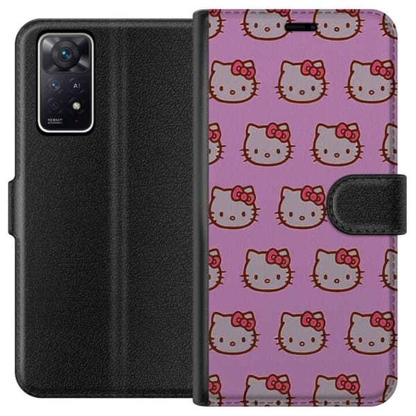 Kompatibelt Plånboksfodral till Xiaomi Redmi Note 11 Pro 5G Hello Kitty