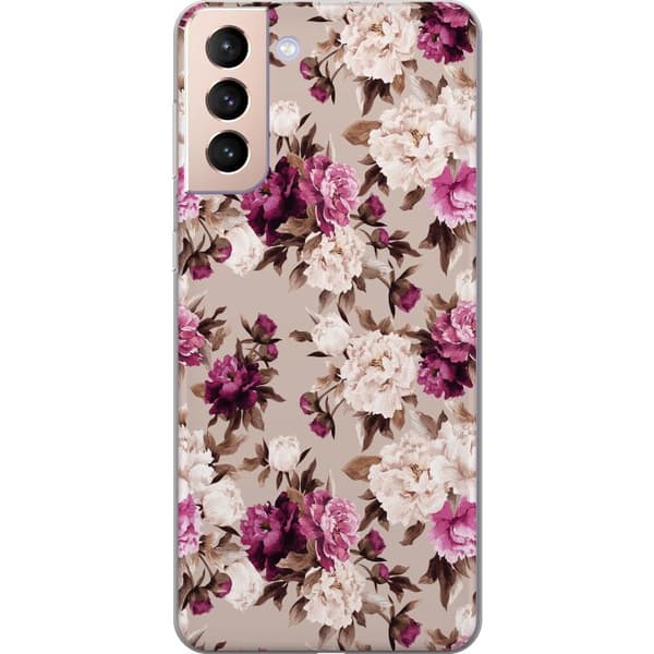 Kompatibelt Mobildeksel til Samsung Galaxy S21 Blomster