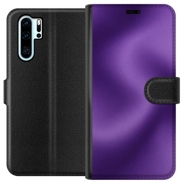 Kompatibel Tegnebogsetui til Huawei P30 Pro Lilla bevægelse