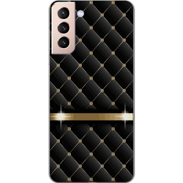 Kompatibel Mobilcover til Samsung Galaxy S21 Luksus Sort