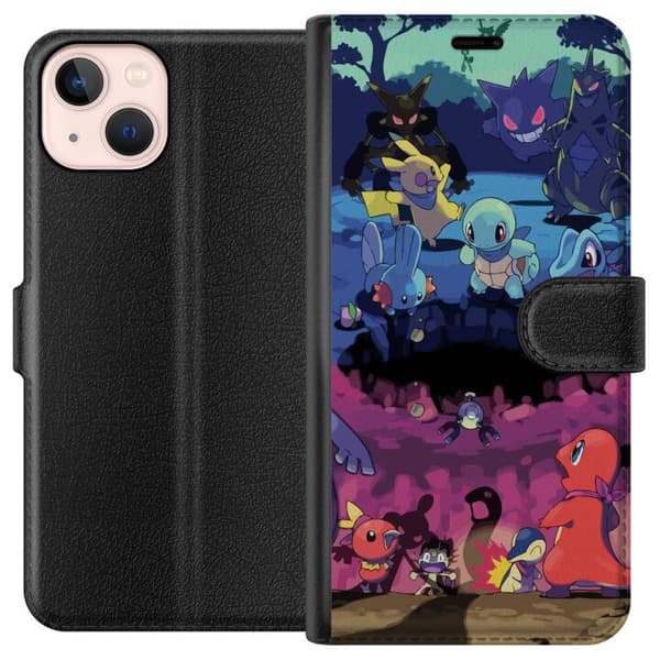 Kompatibelt Plånboksfodral till Apple iPhone 13 mini Pokemon