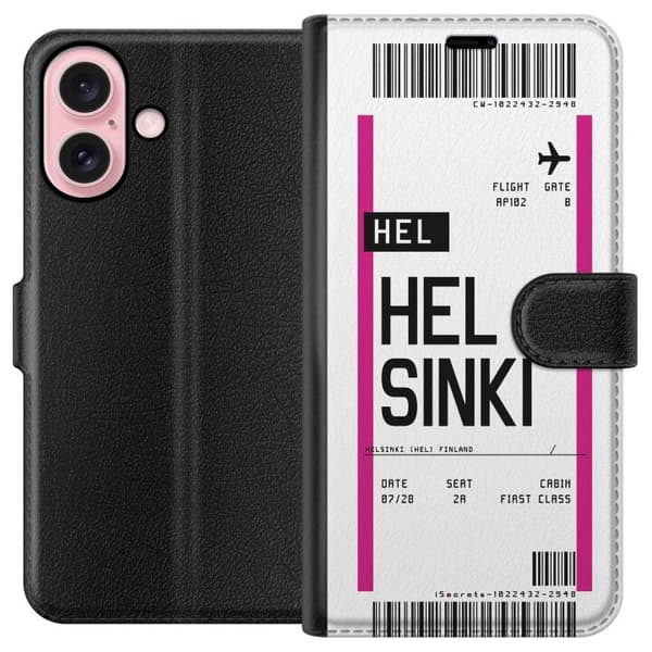 Kompatibelt Lommeboketui til Apple iPhone 16 Helsingfors