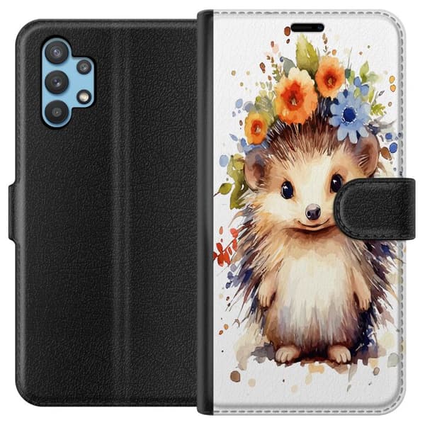Kompatibelt Plånboksfodral till Samsung Galaxy A32 5G Igelkott
