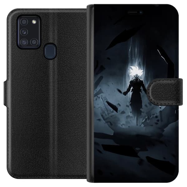 Kompatibelt Lommeboketui til Samsung Galaxy A21s Mørk oppstigning
