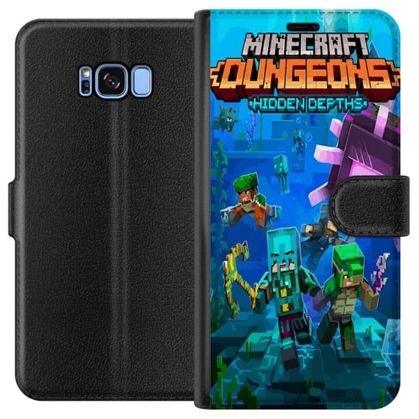 Kompatibelt Plånboksfodral till Samsung Galaxy S8 Minecraft