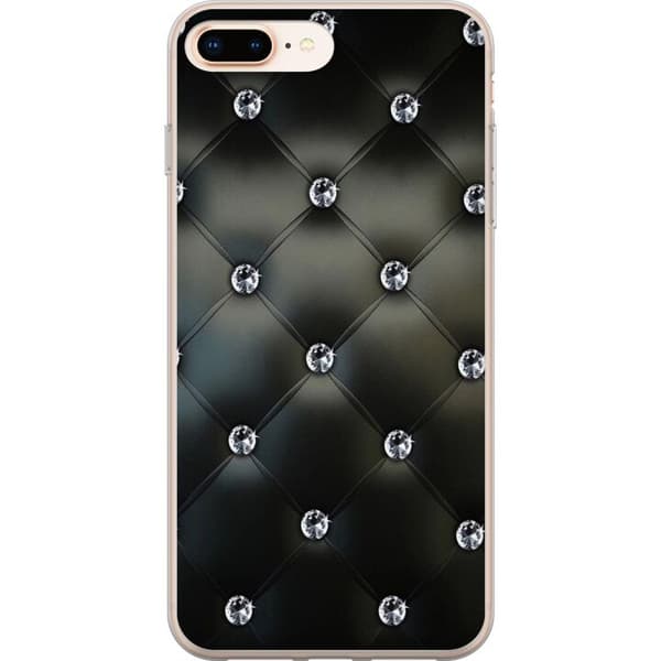 Kompatibelt Mobildeksel til Apple iPhone 8 Plus Stor som diamant