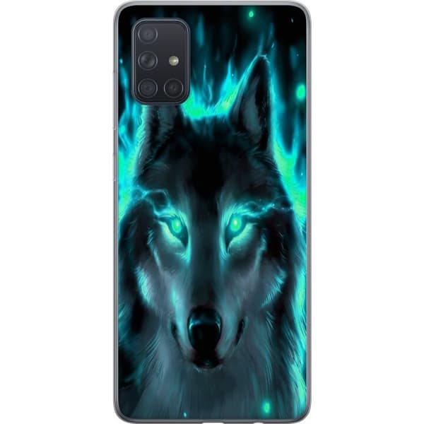Kompatibelt Mobildeksel til Samsung Galaxy A71 Ulv