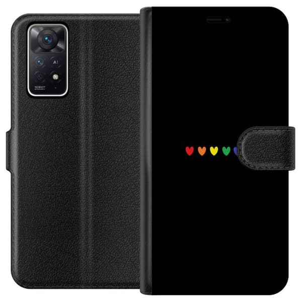 Kompatibelt Plånboksfodral till Xiaomi Redmi Note 11 Pro 5G Pride Hearts