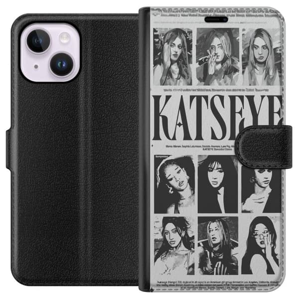 Kompatibel Tegnebogsetui til Apple iPhone 14 Plus KATSEYE