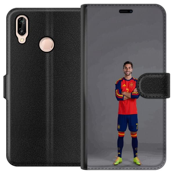 Kompatibel Tegnebogsetui til Huawei P20 lite Ferran Torres