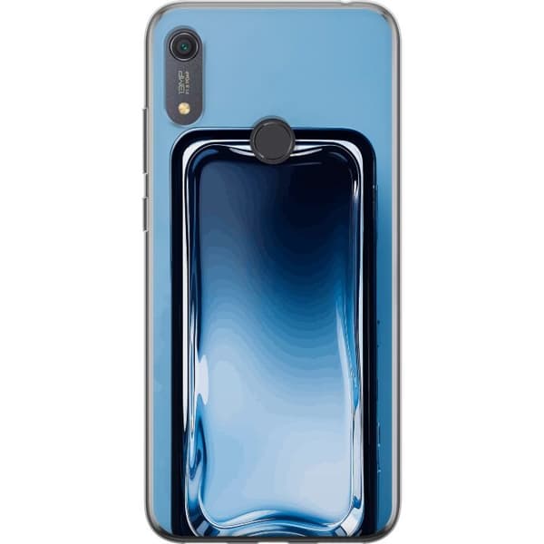Kompatibelt Mobildeksel til Huawei Y6s (2019) Blå glaseffekt