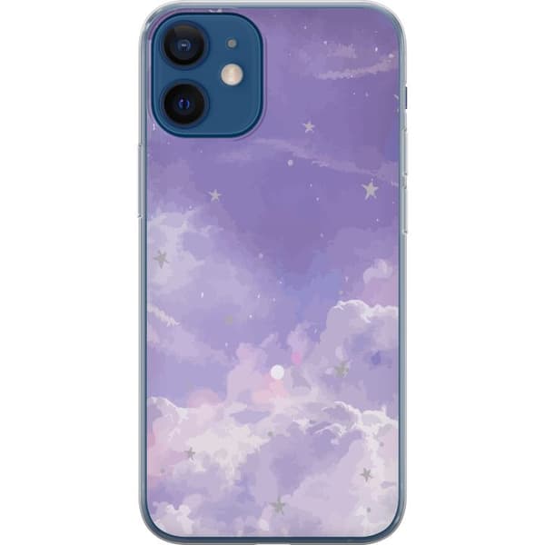 Kompatibelt Mobilskal till Apple iPhone 12 mini Lila himmel