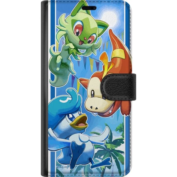 Kompatibelt Plånboksfodral till Samsung Galaxy A20e Pokemon Team