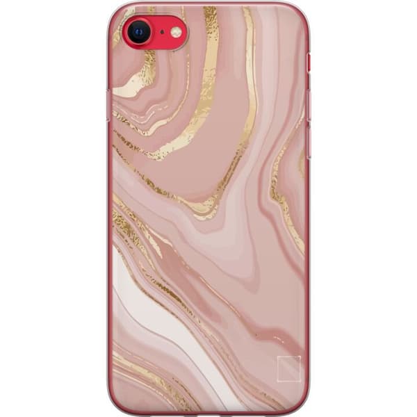 Kompatibelt Mobildeksel til Apple iPhone SE (2022) Marmor Rosa
