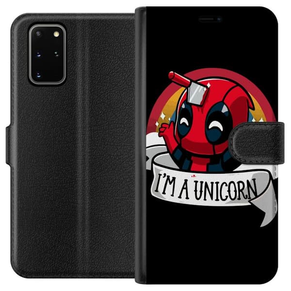 Kompatibelt Plånboksfodral till Samsung Galaxy S20+ Deadpool