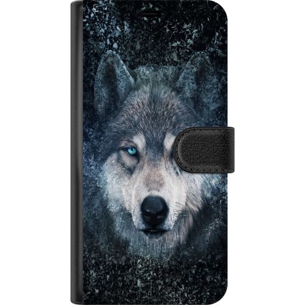 Kompatibel Tegnebogsetui til Samsung Galaxy S23 Ultra Ulv