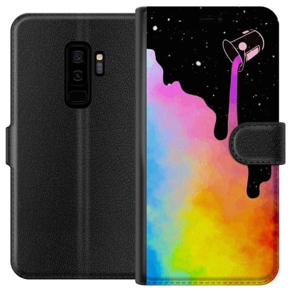 Kompatibel Tegnebogsetui til Samsung Galaxy S9+ Farve i Rummet