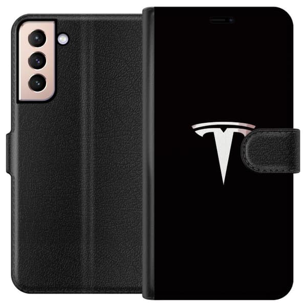 Kompatibelt Lommeboketui til Samsung Galaxy S21 Tesla