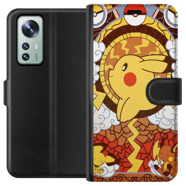 Kompatibel Tegnebogsetui til Xiaomi 12 Pikachu