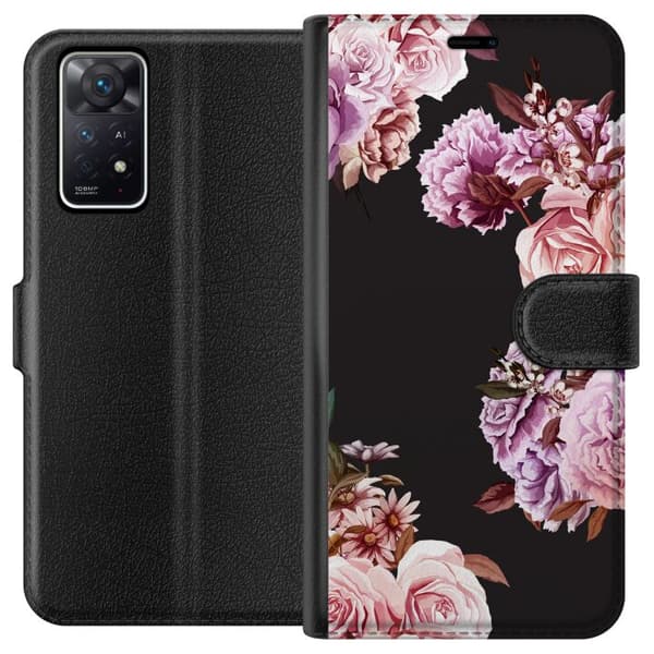 Kompatibelt Plånboksfodral till Xiaomi Redmi Note 11 Pro 5G Blommor