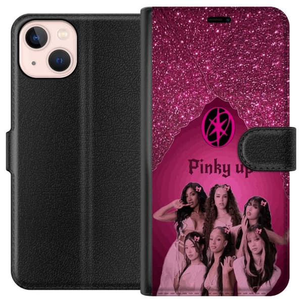 Kompatibel Tegnebogsetui til Apple iPhone 13 mini KATSEYE Pinky Up