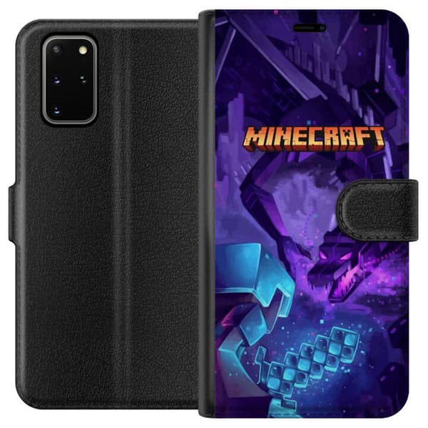 Kompatibelt Plånboksfodral till Samsung Galaxy S20+ Minecraft