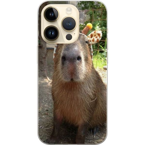 Kompatibelt Mobilskal till Apple iPhone 14 Pro Capybara