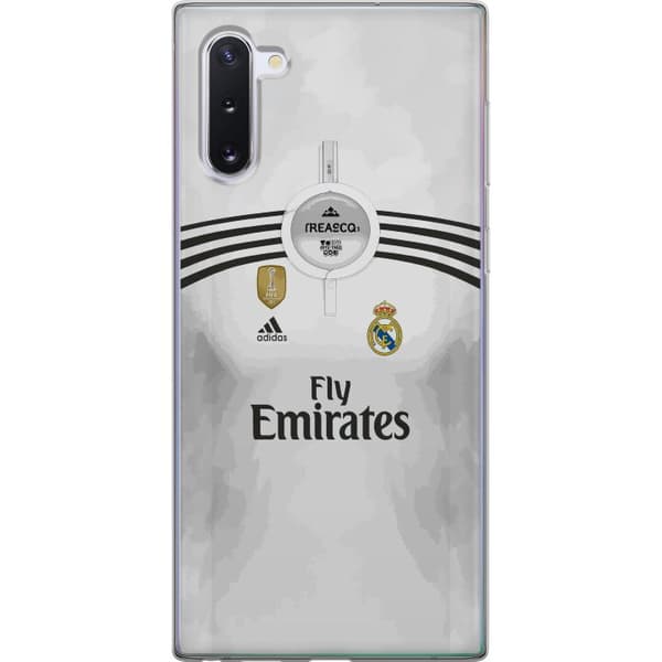 Kompatibelt Mobildeksel til Samsung Galaxy Note10 Vit fotbollströja