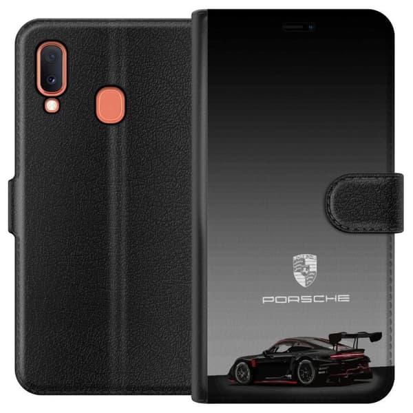 Kompatibelt Lommeboketui til Samsung Galaxy A20e Porsche