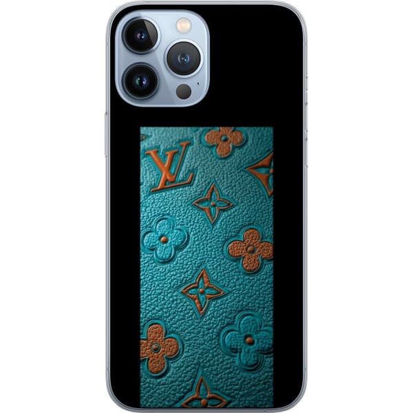 Kompatibelt Mobildeksel til Apple iPhone 13 Pro Max Elegant monogramdesign med preg av lærfølelse
