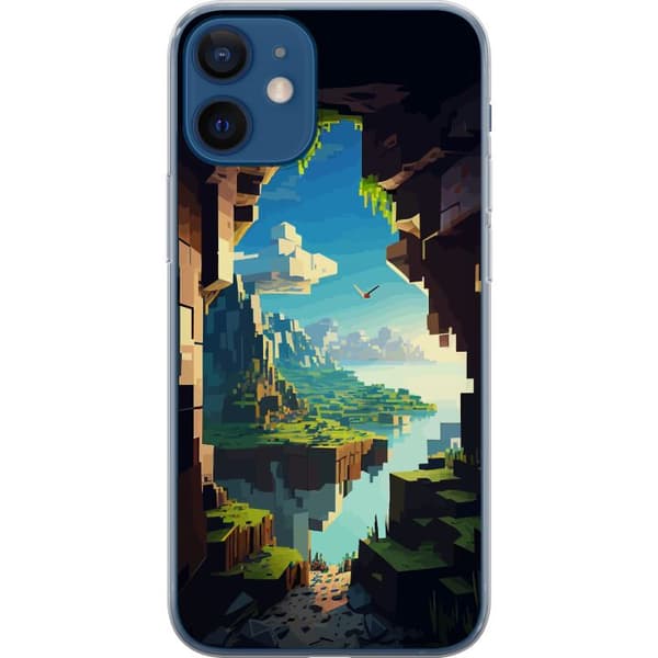 Yhteensopiva Puhelinkuori Apple iPhone 12 mini Minecraft
