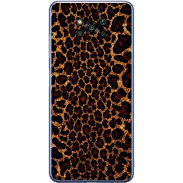 Kompatibelt Mobildeksel til Xiaomi Poco X3 Pro Leopardikon
