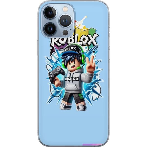 Kompatibelt Mobildeksel til Apple iPhone 13 Pro Max Roblox-spillfigur med headset og kontroller