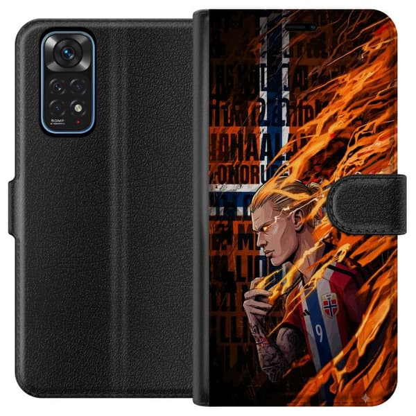 Kompatibel Tegnebogsetui til Xiaomi Redmi Note 11 Dynamisk fodboldmotiv