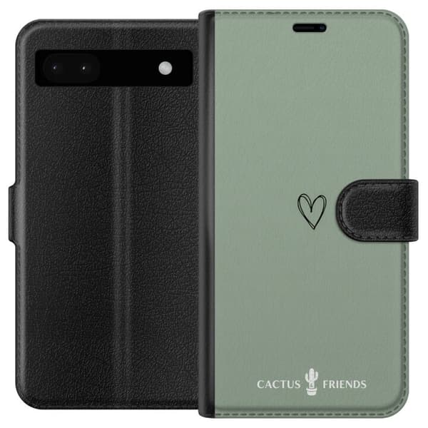 Kompatibel Tegnebogsetui til Google Pixel 6a Kaktus og venner – SageLove