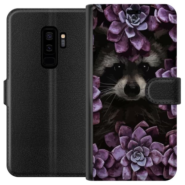 Kompatibel Tegnebogsetui til Samsung Galaxy S9+ Vaskbjørn
