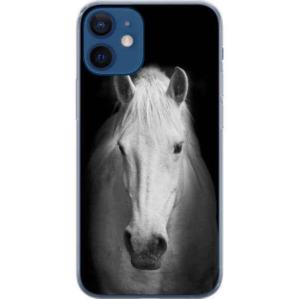 Kompatibelt Mobilskal till Apple iPhone 12 Vit Häst