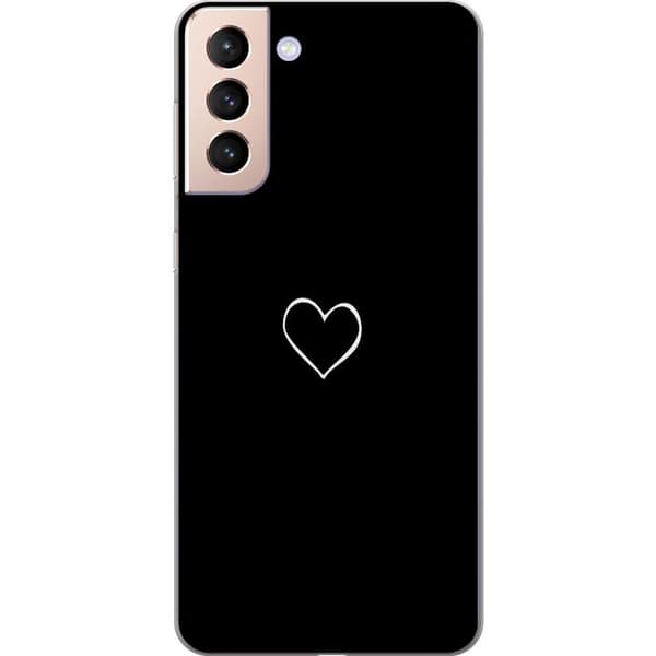 Kompatibelt Mobildeksel til Samsung Galaxy S21 Hjerte