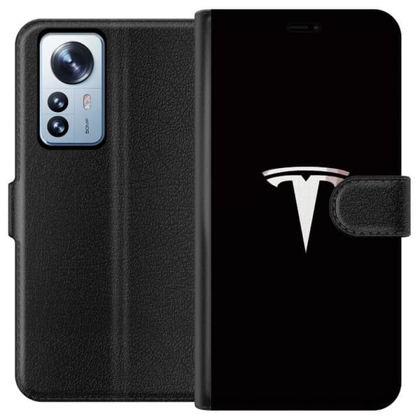 Kompatibelt Plånboksfodral till Xiaomi 12 Pro Tesla