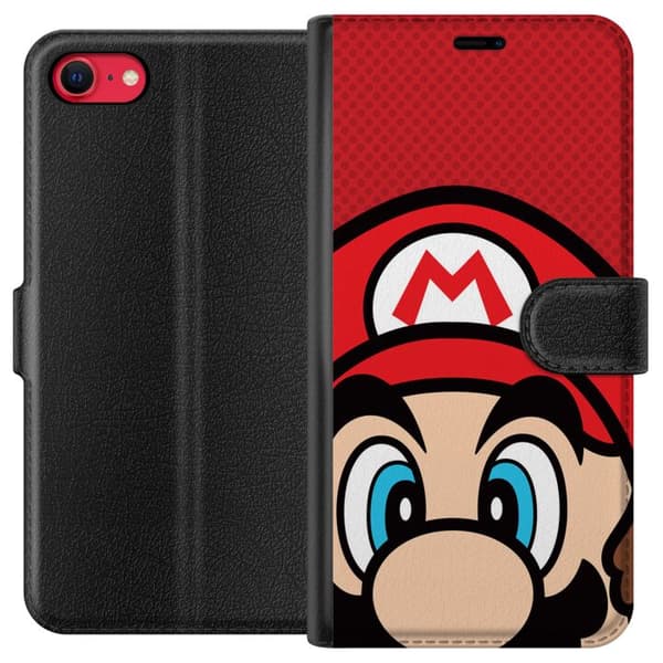 Kompatibelt Lommeboketui til Apple iPhone 8 Mario