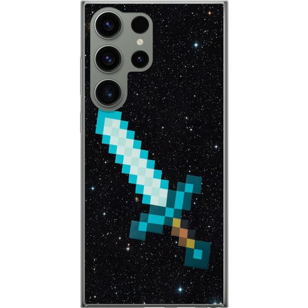 Kompatibelt Mobildeksel til Samsung Galaxy S23 Ultra Minecraft Sverd