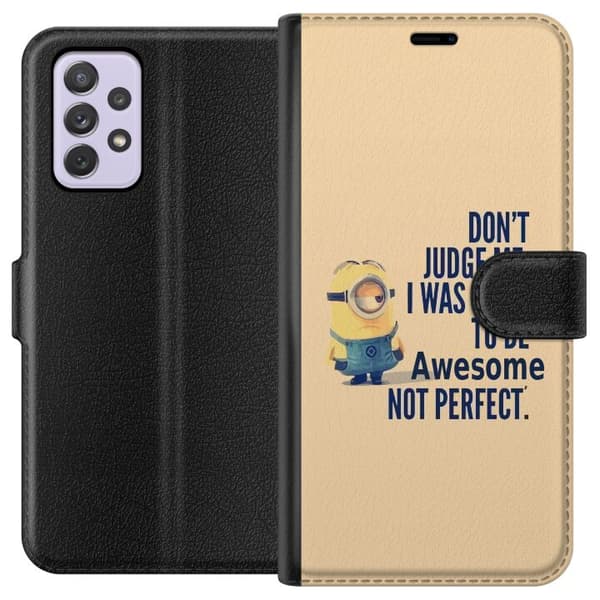 Kompatibelt Plånboksfodral till Samsung Galaxy A52s 5G Minions