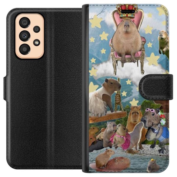 Kompatibel Tegnebogsetui til Samsung Galaxy A33 5G Capybara