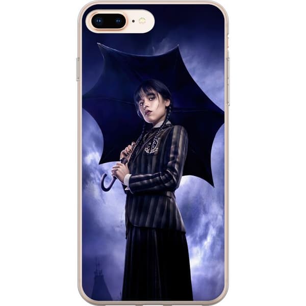 Kompatibelt Mobildeksel til Apple iPhone 8 Plus Wednesday Addams