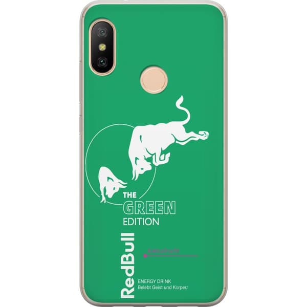Kompatibelt Mobildeksel til Xiaomi Redmi 6 Pro Moderne grønn drikkeinspirert design