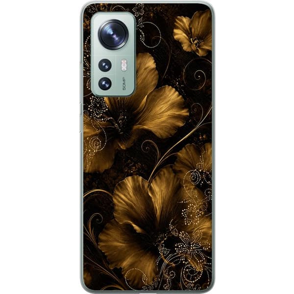 Kompatibel Mobilcover til Xiaomi 12 Gylden blomstring