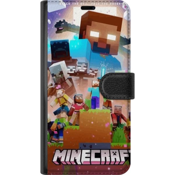 Kompatibelt Lommeboketui til Samsung Galaxy A40 Minecraft
