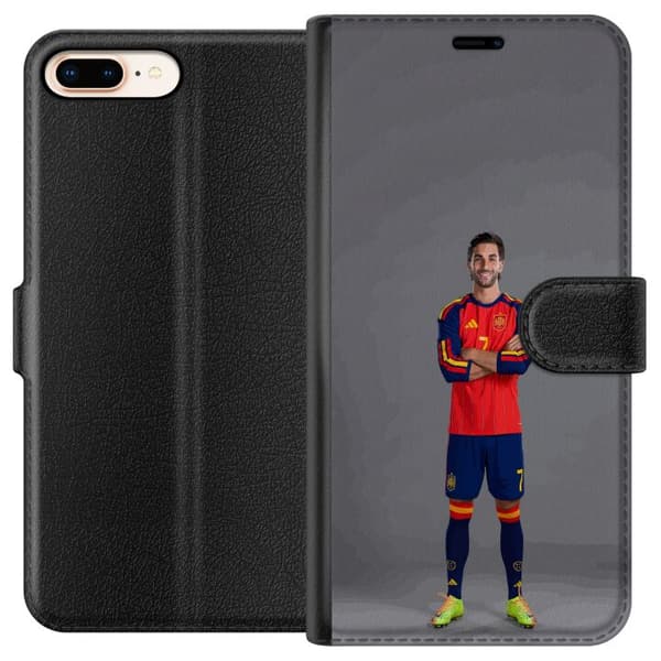 Kompatibelt Plånboksfodral till Apple iPhone 8 Plus Ferran Torres